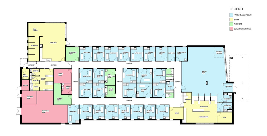 Primary Healthcare Centre Floor Plan
